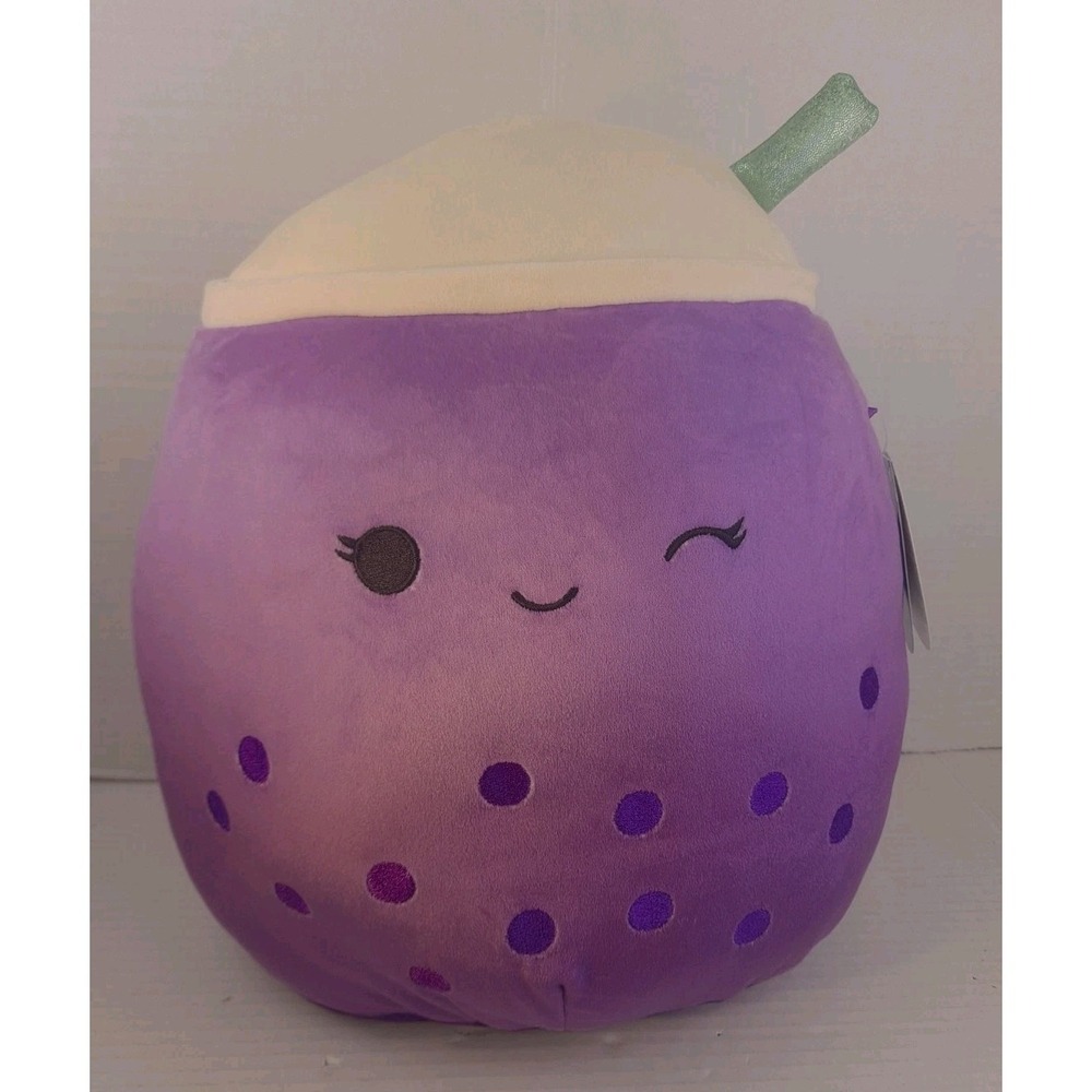 Original Squishmallows 12"‎ Poplina the Purple Boba 2025 NWT